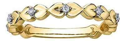 Yellow Gold Diamond Band.