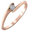 Rose Gold Diamond Ring.