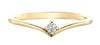 Yellow Gold Canadian Diamond Ring.