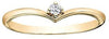 Yellow Gold Canadian Diamond Ring.