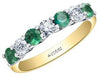 Yellow Gold Canadian Diamond, Emerald Ring.