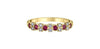 Yellow Gold Ruby, Diamond Ring.