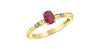 Yellow Gold Ruby Ring.