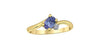 Yellow Gold Tanzanite, Diamond Ring.