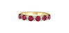 Yellow Gold Lab Grown Ruby, Lab-Grown Diamond Ring.