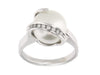 White Gold Pearl, Diamond Ring.