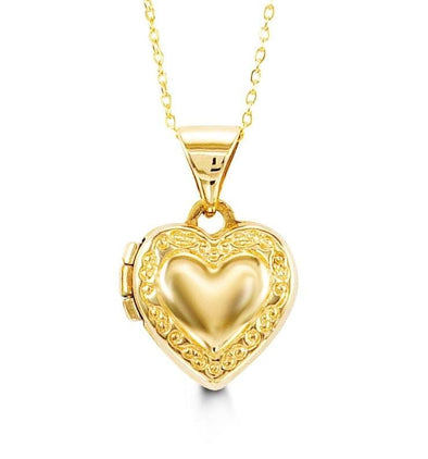 Yellow Gold Baby / Childrens Locket.