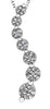 White Gold Diamond "Journey" Pendant Necklace.