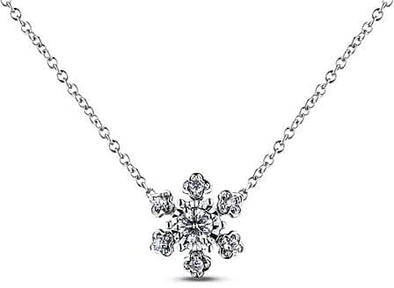 White Gold Canadian Diamond Pendant Necklace. 0.12 Center