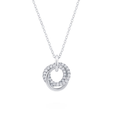 White Gold Diamond Pendant
