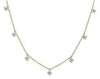 Yellow Gold Lab-Grown Diamond Pendant Necklace.