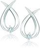White Gold Diamond Stud Earrings