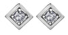 White Gold Diamond Stud Earrings