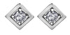 White Gold Diamond Stud Earrings