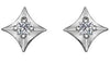 White Gold Canadian Diamond Stud Earrings