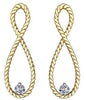 Yellow Gold Canadian Diamond Drop Earrings