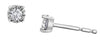 White Gold Diamond Stud Earrings