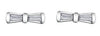 White Gold Diamond Stud Earrings.