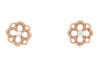 Rose Gold Canadian Diamond Stud Earrings. Earring