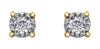 Yellow Gold Diamond Stud Earrings