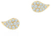 Yellow Gold Diamond Stud Earrings