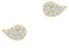 Yellow Gold Diamond Stud Earrings