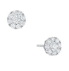 White Gold Diamond Stud Earrings