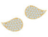 Yellow Gold Diamond Stud Earrings