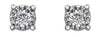 White Gold Diamond Stud Earrings