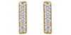 Yellow Gold Diamond Stud Earrings