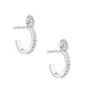 White Gold Diamond Stud Earrings