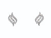 White Gold Diamond Stud Earrings.