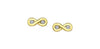 Yellow Gold Diamond Stud Earrings