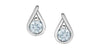 White Gold Lab-Grown Diamond Stud Earrings