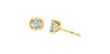 Yellow Gold Lab-Grown Diamond Stud Earrings
