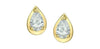 Yellow Gold Lab-Grown Diamond Stud Earrings