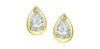 Yellow Gold Lab-Grown Diamond Stud Earrings