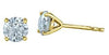 Yellow Gold Lab-Grown Diamond Stud Earrings