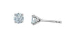 White Gold Lab-Grown Diamond Stud Earrings