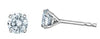White Gold Lab-Grown Diamond Stud Earrings