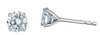 White Gold Lab-Grown Diamond Stud Earrings