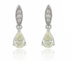 White Gold Canadian Diamond Drop Earrings