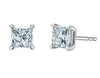White Gold Lab-Grown Diamond Stud Earrings