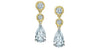 Yellow Gold Lab Grown Diamond Drop Earrings
