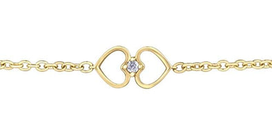 Yellow Gold Diamond Bracelet.