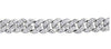White Gold Diamond Curb Link Tennis Bracelet.