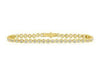 Yellow Gold Lab-Grown Diamond Tennis Bracelet.