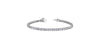 White Gold Lab-Grown Diamond Tennis Bracelet.