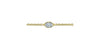 Yellow Gold Lab-Grown Diamond Rolo Link Bracelet.