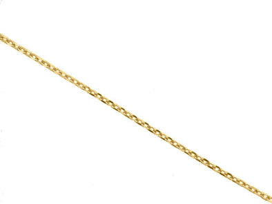 Yellow Gold 20" Fine Cable Chain